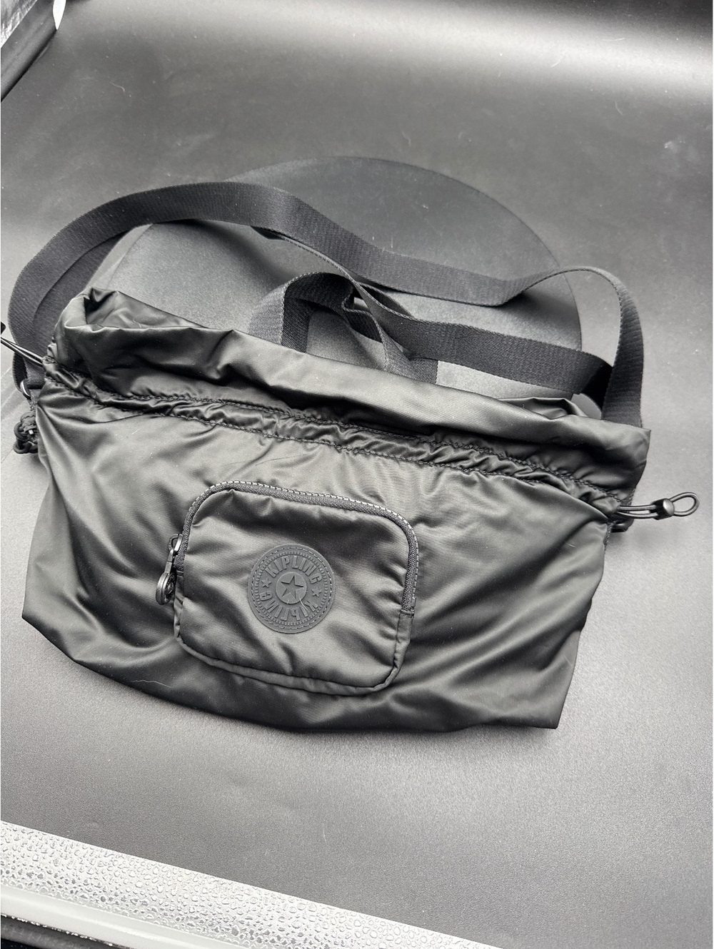 Kipling Black Lightweight Crossbody Bag with Adjustable Strp